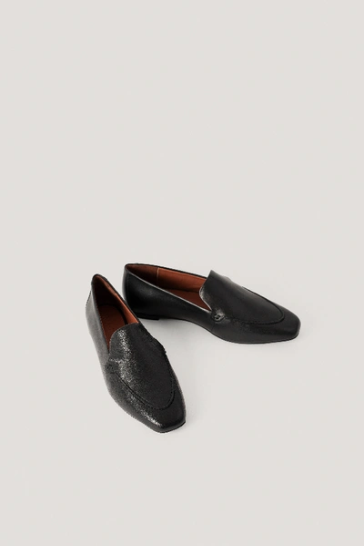 Shop Na-kd Basic Leather Loafers - Black