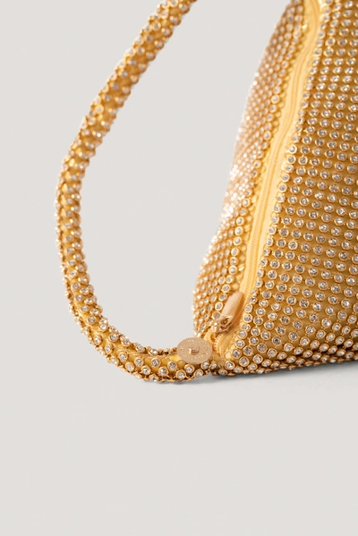 Shop Na-kd Metal Strass Bag - Gold