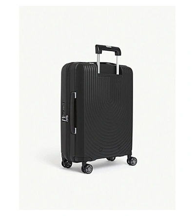 Shop Samsonite Hi-fi Spinner Expandable Suitcase 55cm In Black