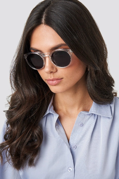 Shop Corlin Eyewear Novara Sunglasses - White In Transparent