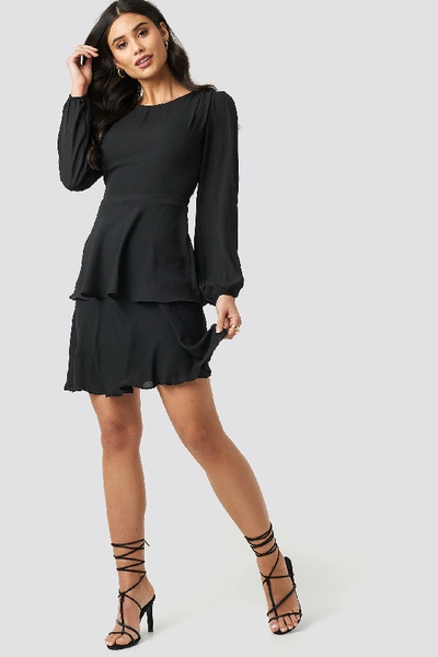 Shop Trendyol Milla Binding Detailed Dress - Black