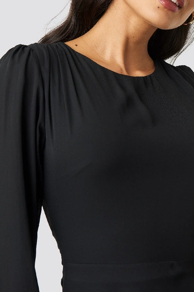 Shop Trendyol Milla Binding Detailed Dress - Black