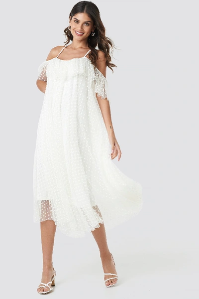 Shop Ida Sjöstedt Elise Dress - White In Ivory