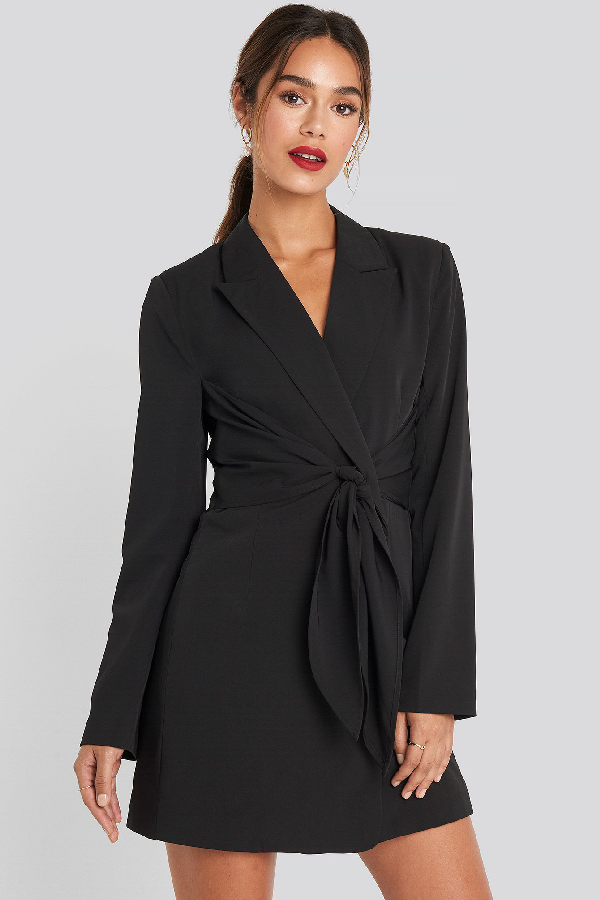 short black blazer dress