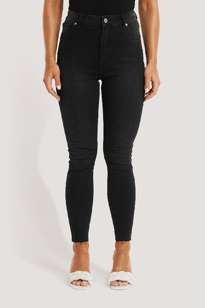 Shop Abrand A High Skinny Ankle Basher Black In Black Water