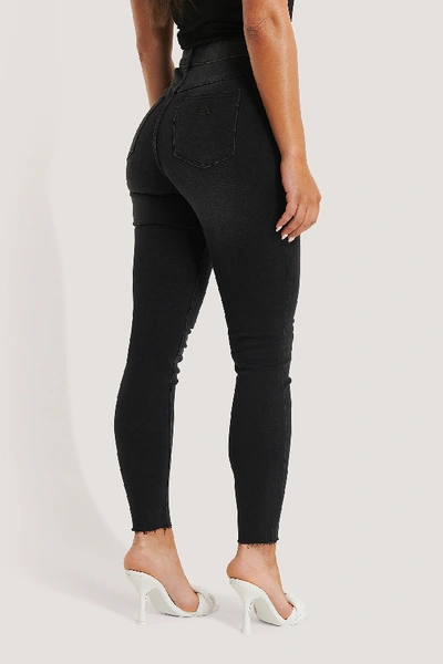 Shop Abrand A High Skinny Ankle Basher Black In Black Water