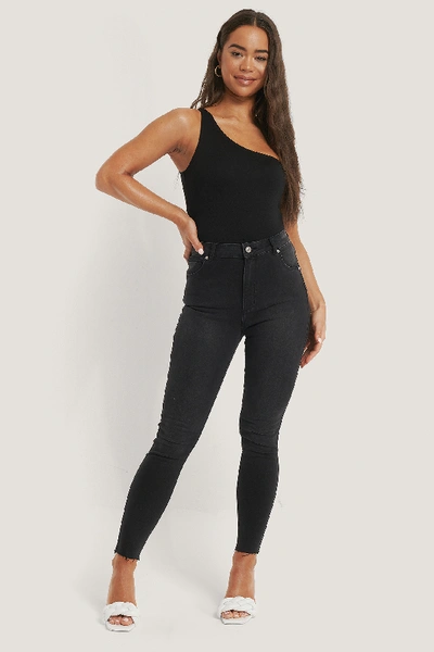 Shop Abrand A High Skinny Ankle Basher Black In Black Water