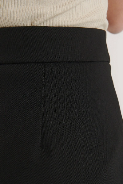Shop Na-kd Classic Tailored A-line Mini Skirt - Black