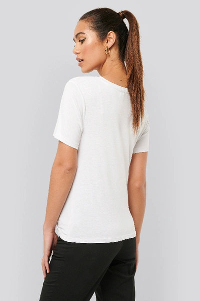 Shop Misslisibell X Na-kd Wrapped Tee - White