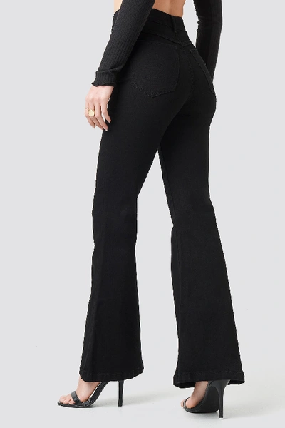 Shop Abrand A Double Oh Flare Jeans - Black In Magic