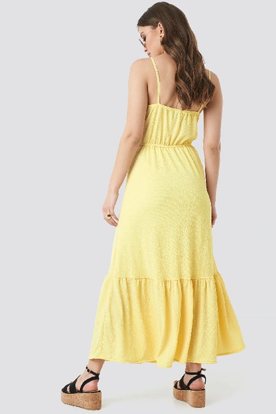 Shop Trendyol Tulum Maxi Dress - Yellow