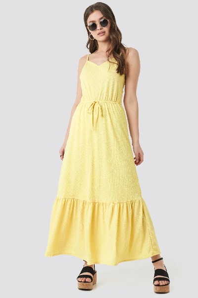 Shop Trendyol Tulum Maxi Dress - Yellow
