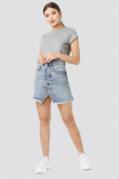 Shop Cheap Monday Shrunken Skirt - Blue