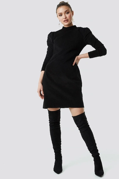 Shop Trendyol Milla Velvet Mini Dress - Black