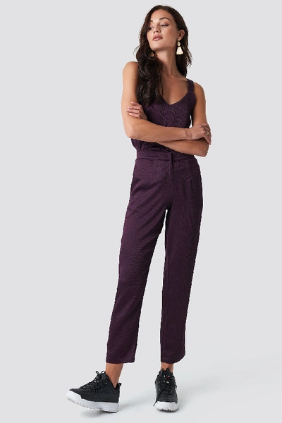 Shop Rut & Circle Maci Pant Purple In Dark Purple