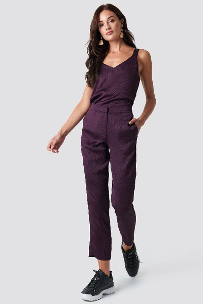 Shop Rut & Circle Maci Pant Purple In Dark Purple