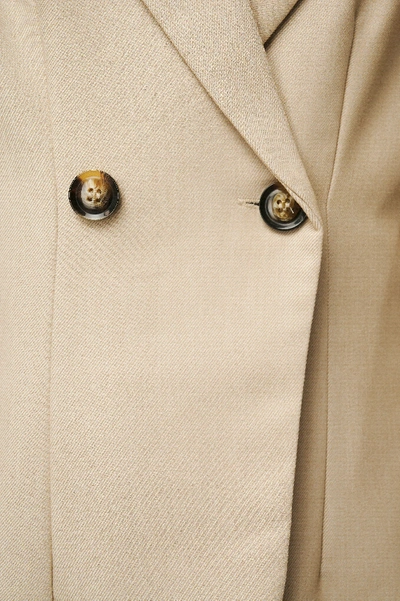 Shop Na-kd Classic Sleeve Detail Blazer - Beige