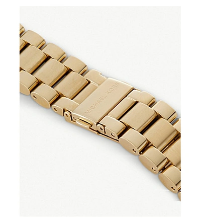 Shop Michael Kors Mk5739 Bradshaw Gold-plated Watch