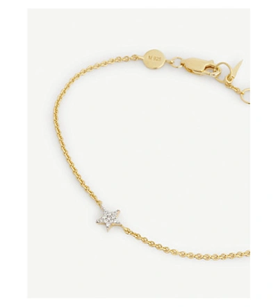 Shop Missoma Pavé Star 18ct Bracelet In Gold
