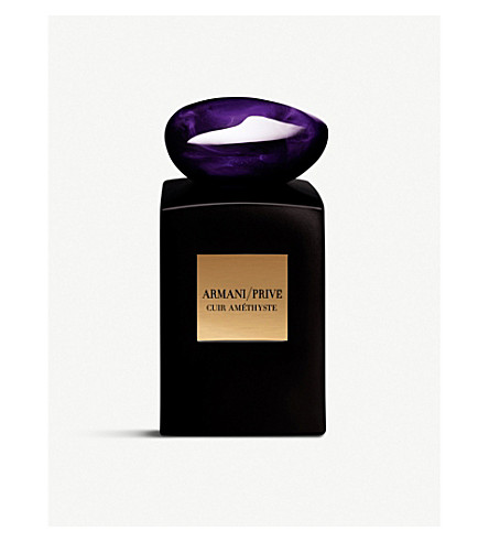 giorgio armani prive cuir amethyste