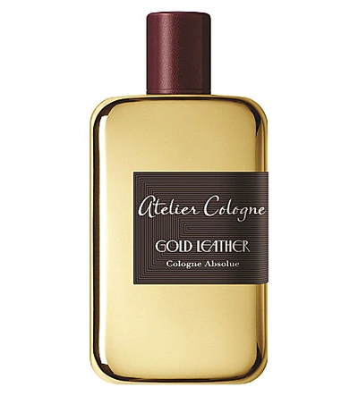 Shop Atelier Cologne Gold Leather Cologne Absolue, Mens, Size: 100ml, Gold
