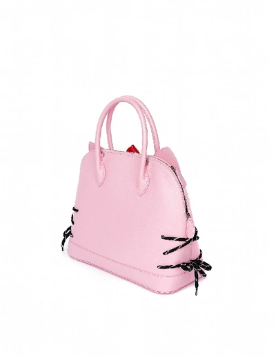 Shop Balenciaga Hello Kitty Leather Bag In Pink