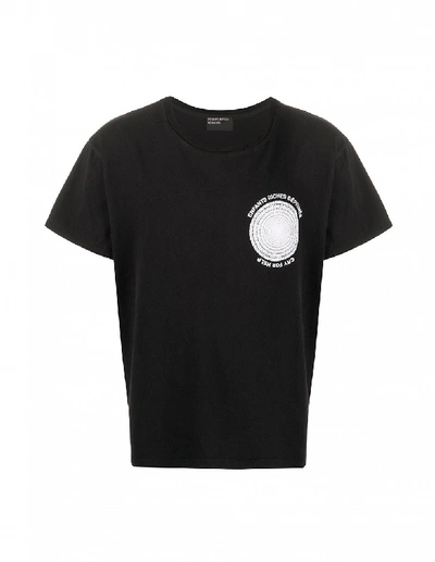 Shop Enfants Riches Deprimes Black Erd Printed T-shirt