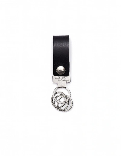 Shop Yohji Yamamoto Black Leather Key Holder