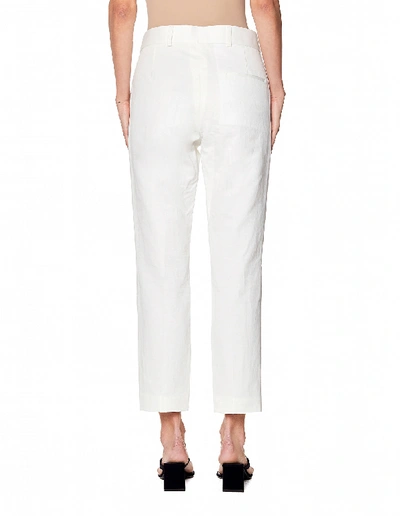 Haider Ackermann Mid-rise Straight-leg Trousers In White