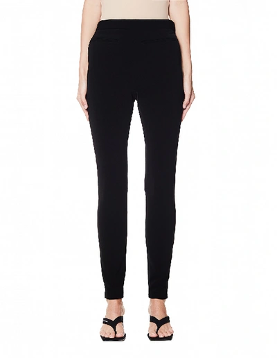 Balenciaga Black Skinny Trousers In Black
