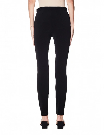 Balenciaga Black Skinny Trousers In Black