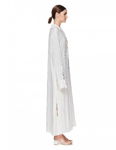 Shop Ann Demeulemeester White Maxi Dress