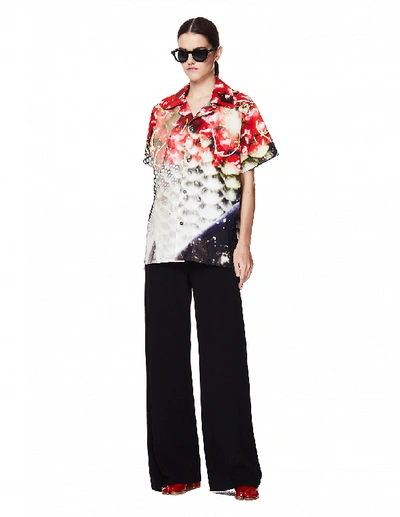 Shop Maison Margiela Cotton Cherry Printed Shirt In Multicolor