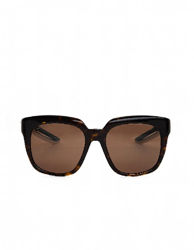 Shop Balenciaga Black Hybrid Sunglasses