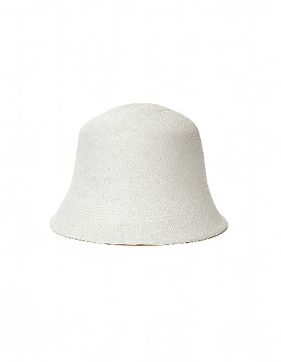 Shop Y's White Toquilla Hat