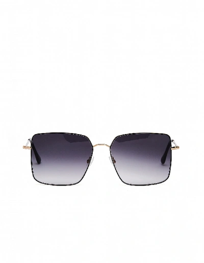 Shop Andy Wolf Golden & Violet Anne Sunglasses