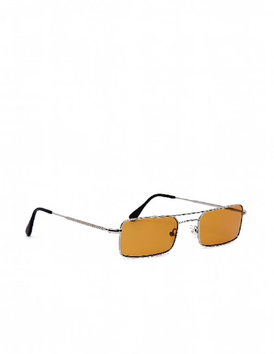 Shop Andy Wolf Silver Milo Sunglasses
