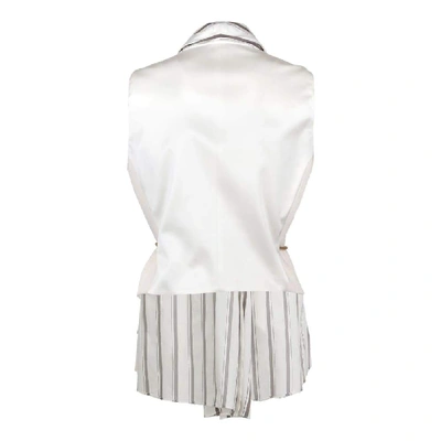Shop Brunello Cucinelli White Cotton Vest