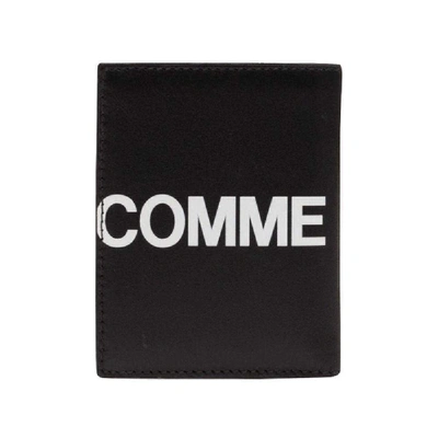 Shop Comme Des Garçons Men's Black Leather Wallet