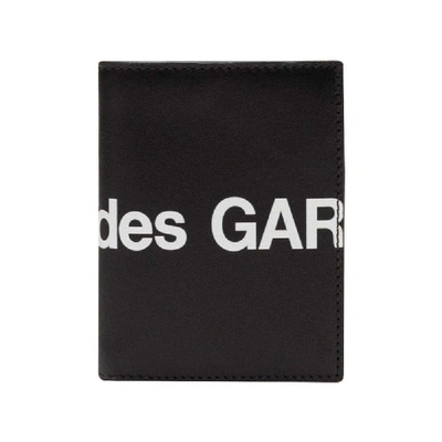 Shop Comme Des Garçons Men's Black Leather Wallet
