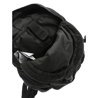 Shop C.p. Company Black Polyamide Backpack