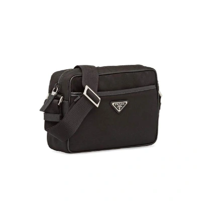 Shop Prada Black Polyamide Messenger Bag