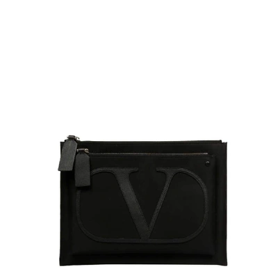 Shop Valentino Black Polyamide Pouch