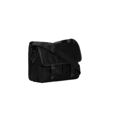 Shop Prada Black Nylon Messenger Bag