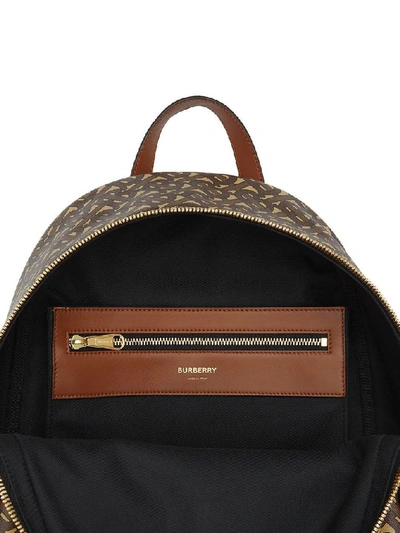 Shop Burberry Men's Brown Leather Backpack