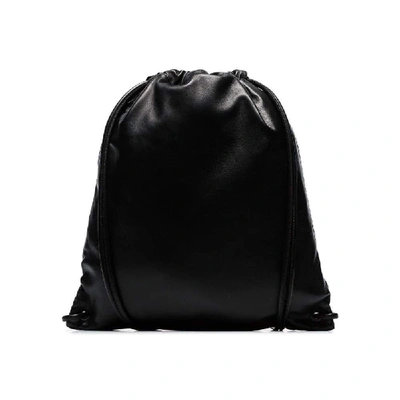 Shop Saint Laurent Men's Black Leather Backpack