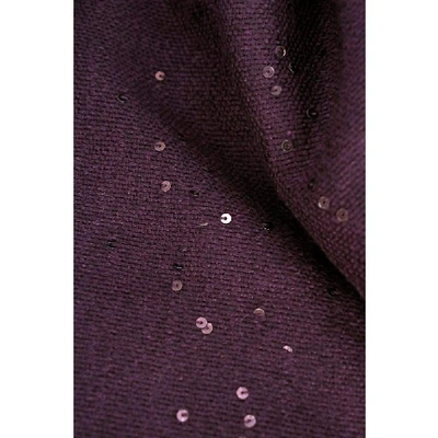 Shop Brunello Cucinelli Women's Purple Cashmere Scarf