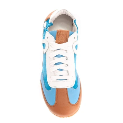 Shop Loewe Light Blue Sneakers