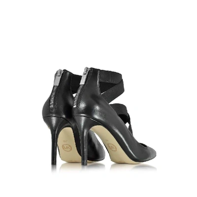 Shop Michael Michael Kors Michael Kors Women's Black Leather Heels