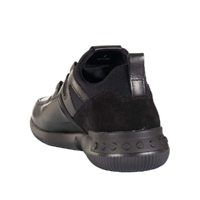Shop Tod's Black Sneakers